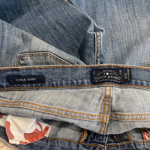 Lucky Brand Charlie Skinny Denim Jeans Size:10/30 29” Inseam - Picture 5 of 5